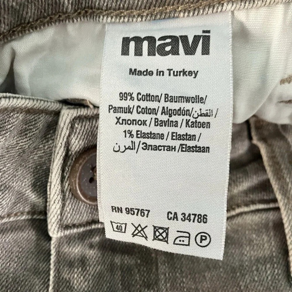 Mavi Gray Womens Cindy Mom Jeans Altered 34x26 - Picture 5 of 9